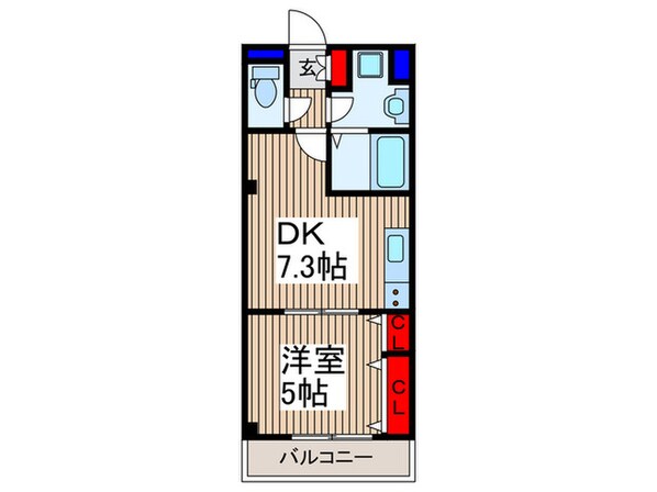 プランドール愛宕の物件間取画像